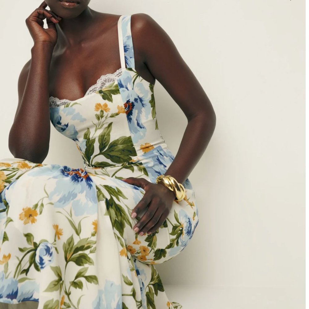 Reformation Irisa Dress Sz4 Botanist